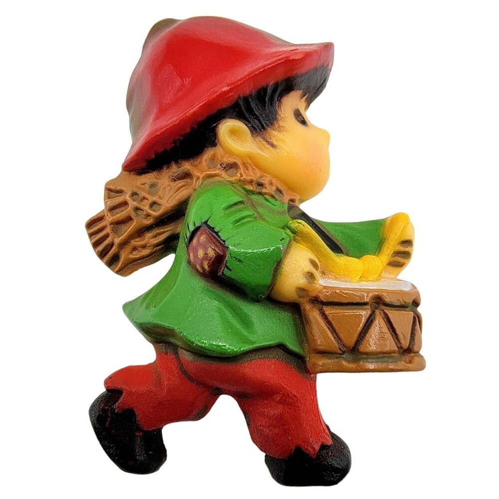 Hallmark Cards Vintage Holiday Christmas Little Drummer Boy Pin View 5